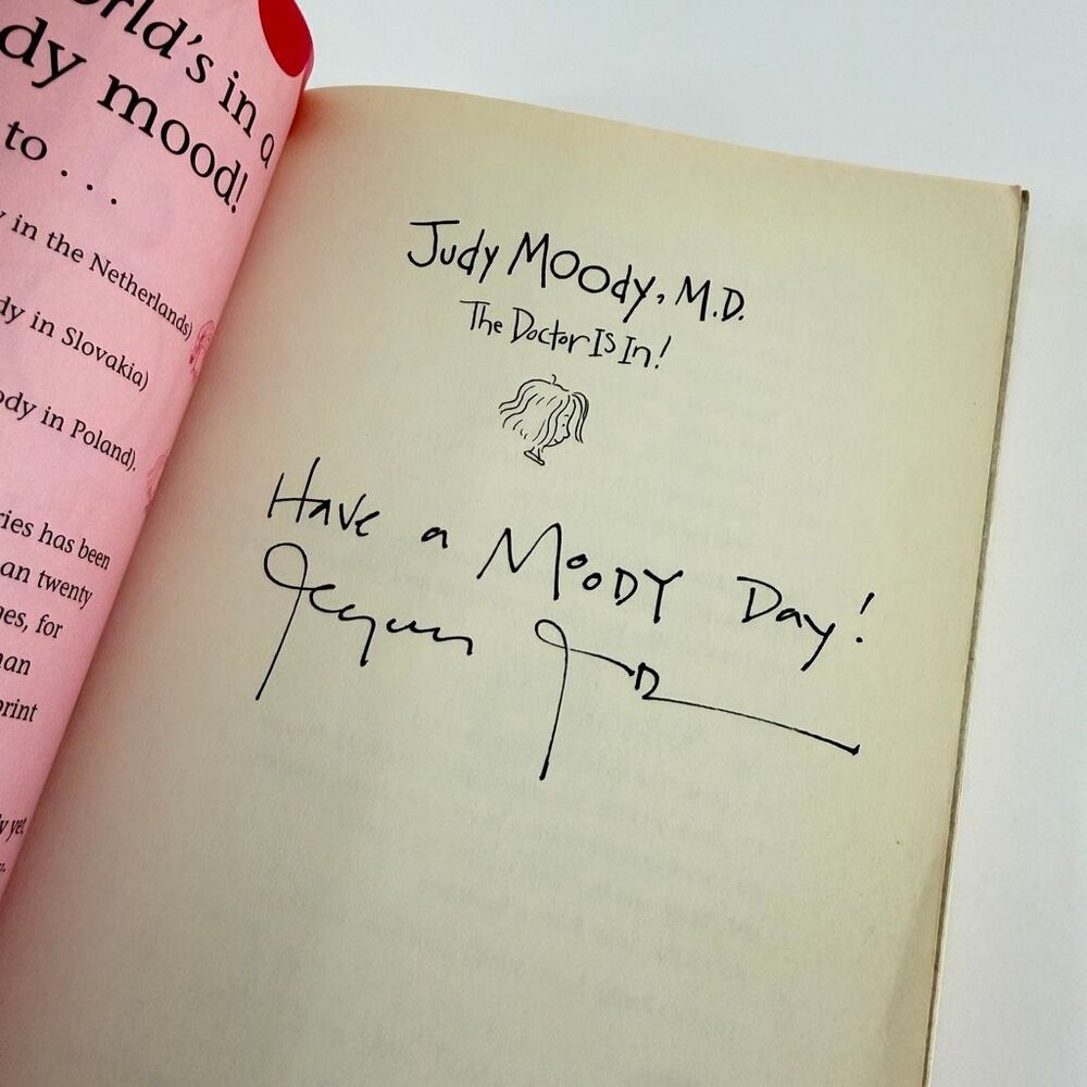 Judy Moody, The Doctor Is In! SIGNED book by Megan McDonald (Paperback) - Picture 2 of 7